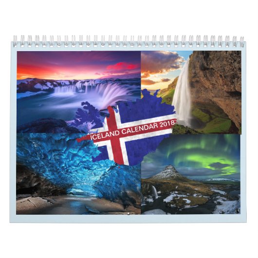 Calendrier 2018 de l'Islande (Protection)