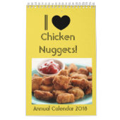 Calendrier 2018 de pépite de poulet (Protection)