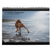 Calendrier 2018 de Rhodesian Ridgeback (Protection)