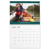 Calendrier 2018 de skiff d'île de chèvre (Feb 2027)