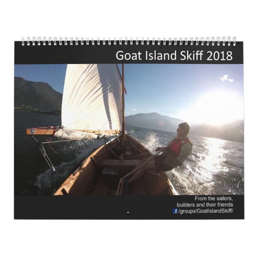 Calendrier 2018 de skiff d'île de chèvre (Protection)