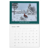 Calendrier 2018 de skiff d'île de chèvre (Jan 2027)