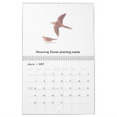 Calendrier 2018 d'oiseau (Mar 2027)