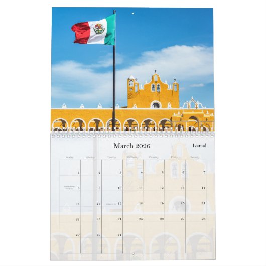 Calendrier 2018 du Mexique (Mar 2026)