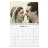 Calendrier 2018 jeunes mariés du 20ème siècle (Feb 2027)