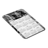 Calendrier 2018 Magnet photo romantique personnali (Côté Droit)