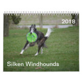 Calendrier 2018 Windhounds de soie (dans l'action) (Protection)