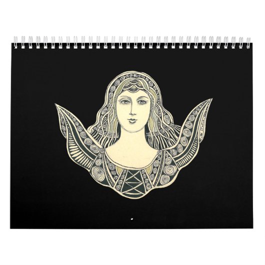 Calendrier 2019 complètement des anges (Protection)