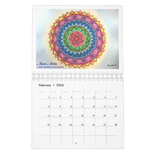 Calendrier 2019 d'art (Feb 2026)