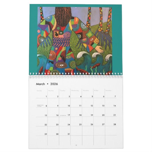 Calendrier 2019 d'art par le Normand de Nancy (Mar 2026)