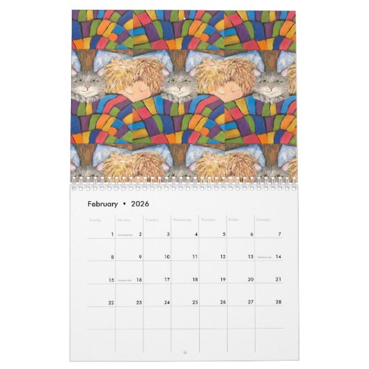 Calendrier 2019 d'art par le Normand de Nancy (Feb 2026)