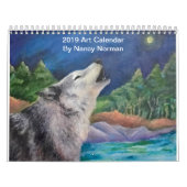 Calendrier 2019 d'art par le Normand de Nancy (Protection)