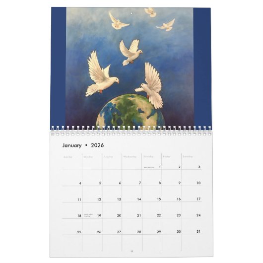 Calendrier 2019 d'art par le Normand de Nancy (Jan 2026)