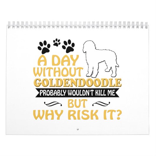 Calendrier 2019 de Goldendoodle 2020 femmes de (Protection)