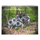 Calendrier 2019 de Keeshond de Keesridge (Protection)