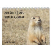 Calendrier 2019 de la faune des terres publiques d (Protection)