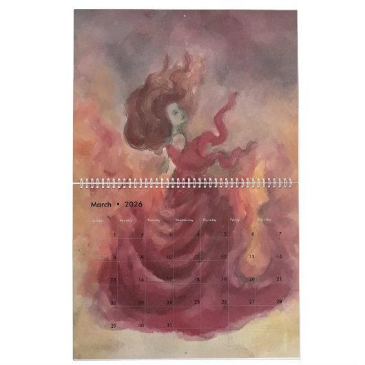 Calendrier 2019 des femmes magiques (Mar 2026)