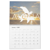 Calendrier 2019 d'Hawaï (Jan 2027)