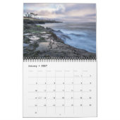 Calendrier 2019 d'océan de paysage marin (Jan 2027)