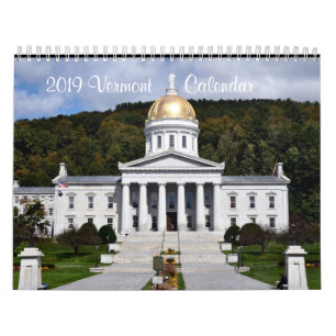 Calendrier 2019 du Vermont