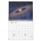 Calendrier 2019 d'univers d'astronomie d'art de (Feb 2027)