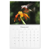Calendrier 2019 floral d'oiseaux et de fleurs de (Feb 2027)
