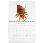 Calendrier 2019 floral d'oiseaux et de fleurs de (Jan 2026)
