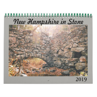Calendrier 2019 "New Hampshire in Stone"