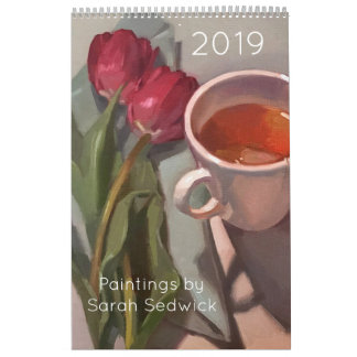 Calendrier 2019, Peintures de Sarah Sedwick