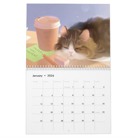 Calendrier 2019 - Tout sur les Chats! (Jan 2026)