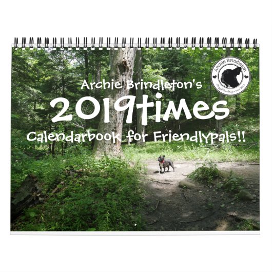 Calendrier 2019times Calendarbook d'archie Brindleton ! ! (Protection)
