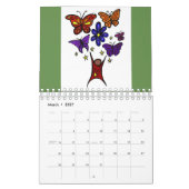 Calendrier 2019v de griffonnage d'étreintes (Mar 2027)