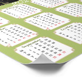 Calendrier 2020 Cheval ~ Affiche (Coin)