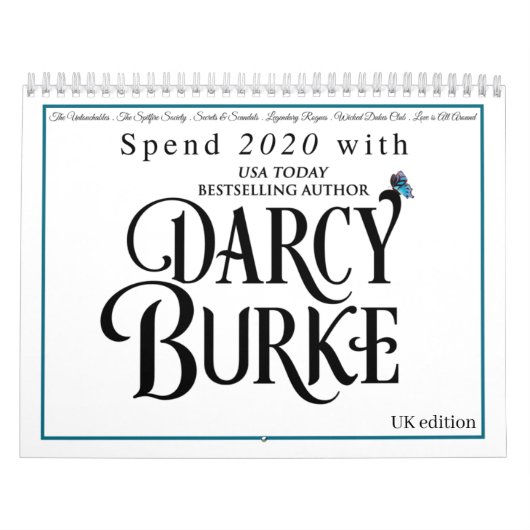 Calendrier 2020 Darcy Burke Historical Romance Calendar - Roy (Protection)