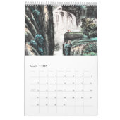 Calendrier 2020 de la peinture chinoise (page uniq (Mar 2027)