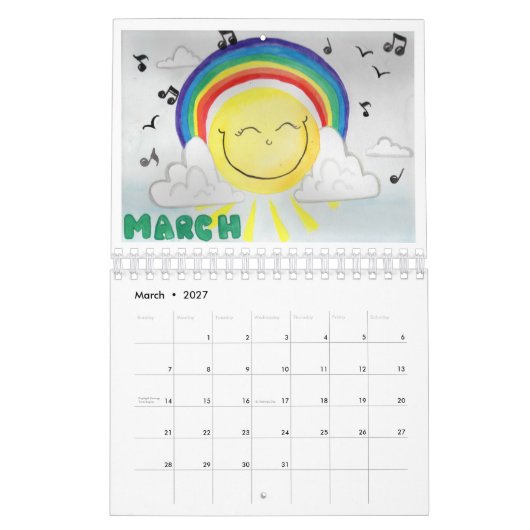 Calendrier 2020 MJ.Crée Calender (Mar 2027)