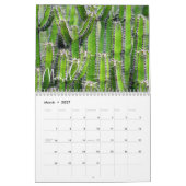 Calendrier 2020 Modern Script Succulents et Cactus (Mar 2027)