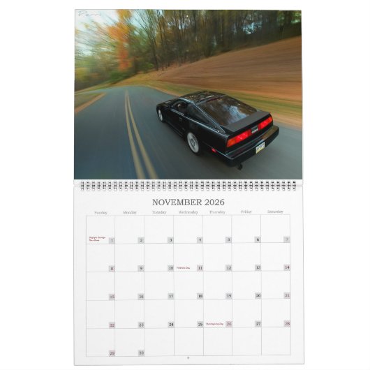 Calendrier 2020 Z31 (Nov 2026)