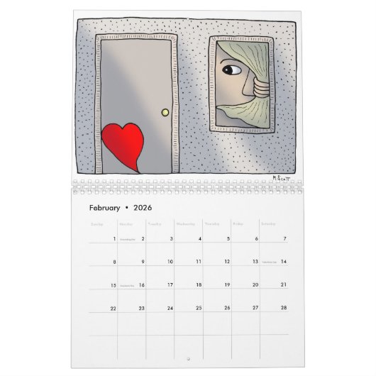 Calendrier 2021 (Feb 2026)