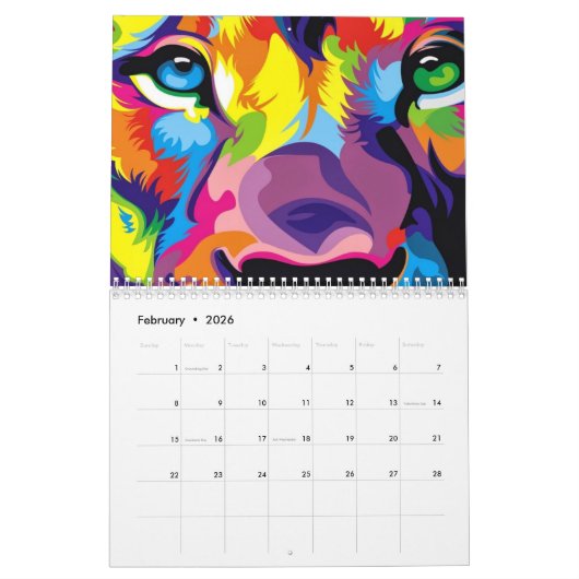 Calendrier 2021 (Feb 2026)