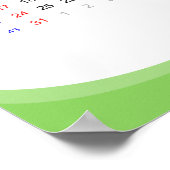 Calendrier 2021 Affiche - Début de dimanche (Coin)