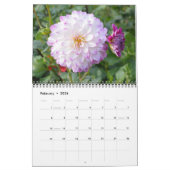 Calendrier 2021 avec 12 mois de dahlias (Feb 2026)