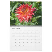 Calendrier 2021 avec 12 mois de dahlias (Mar 2026)