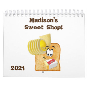 Calendrier 2021 Boulangerie Sweet Donuts Cupcake