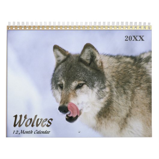 Calendrier 2021 des loups de la faune (Protection)