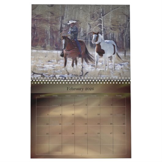 Calendrier 2021 des oeuvres d'art équines (Feb 2026)