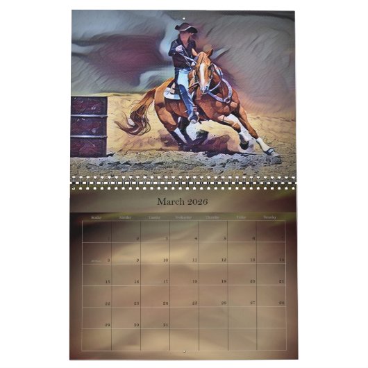 Calendrier 2021 des oeuvres d'art équines (Mar 2026)