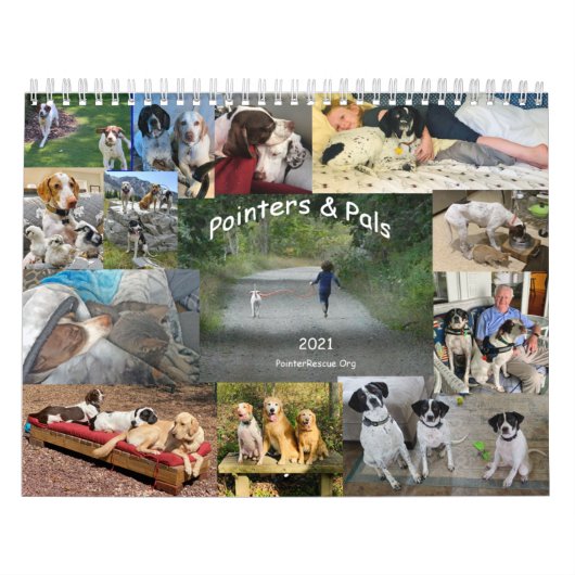 Calendrier 2021 des Pointers & Pals par PointerRes (Protection)