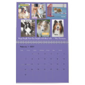 Calendrier 2021 du Minnesota Sheltie Secourt (Feb 2027)