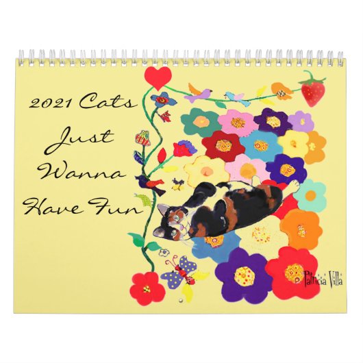 Calendrier 2021 Les Chats veulent juste s'amuser Art 2021 (Protection)